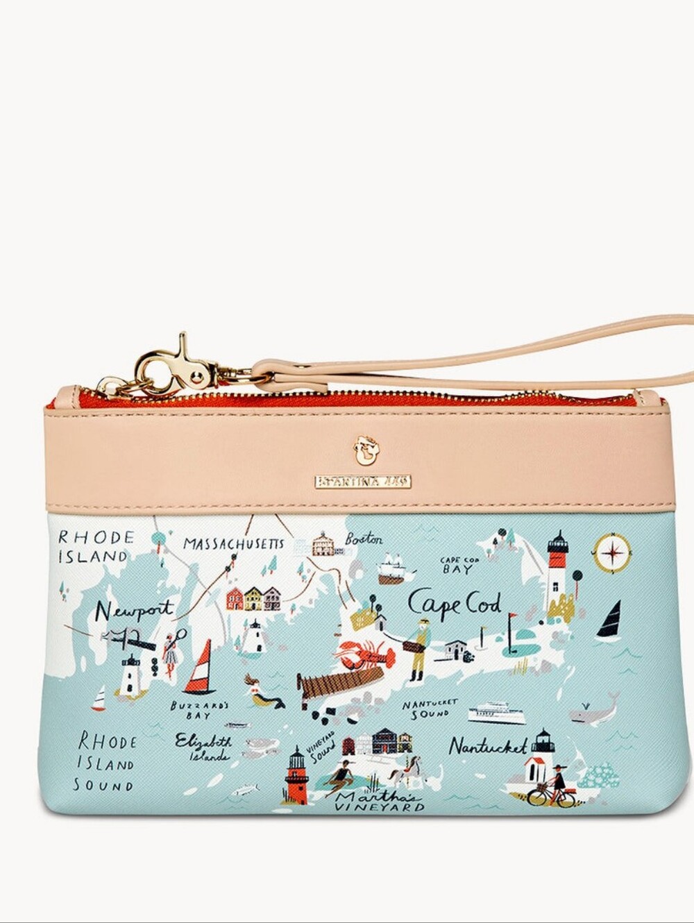 Spartina 449 Northeastern Harbor Wristlet